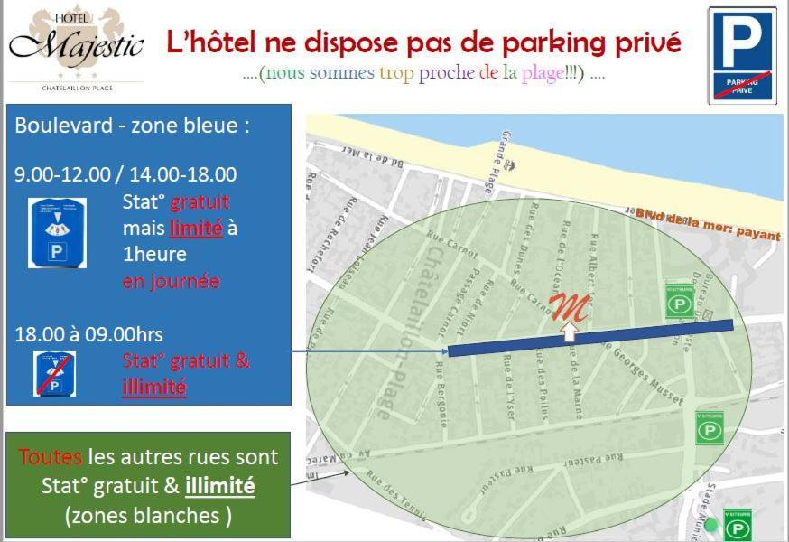 Logis Hotel Majestic Chatelaillon Plage - La Rochelle Exterior foto